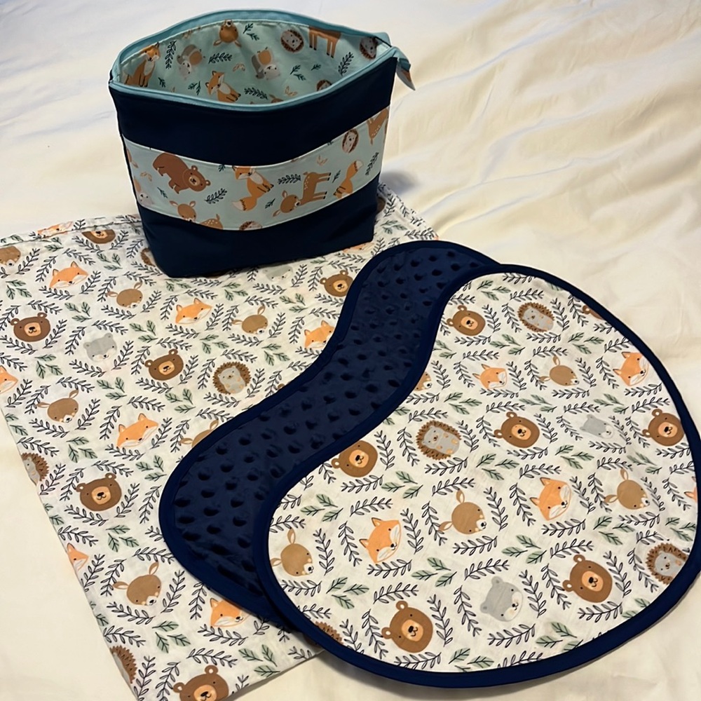 Woodland baby gift bundle